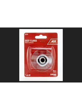 Ace Chrome 3/8 Inch OD Deep Metal Flange, 40356